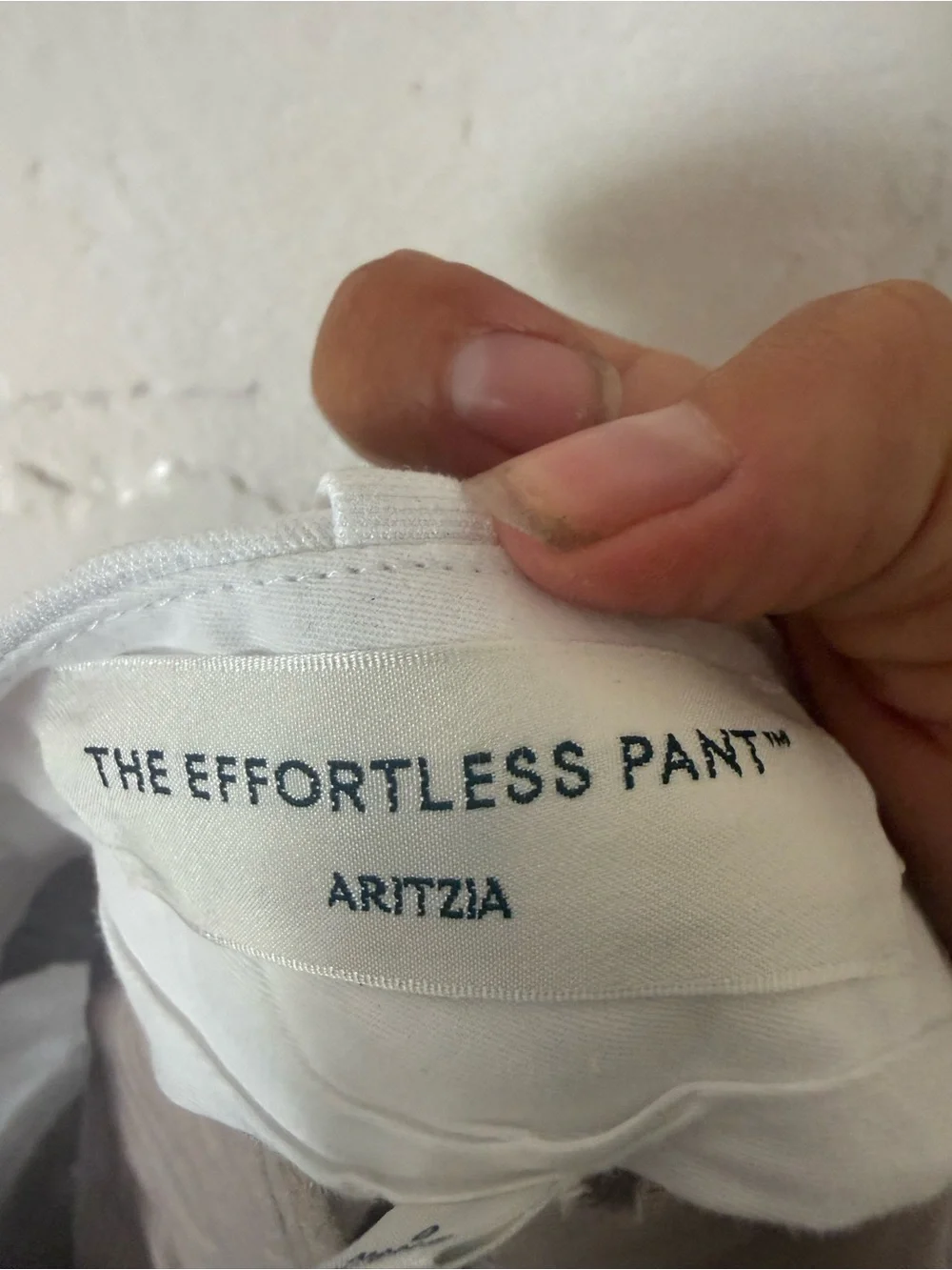 Aritzia The Effortless Pants Cruiselinen Wide Leg in White